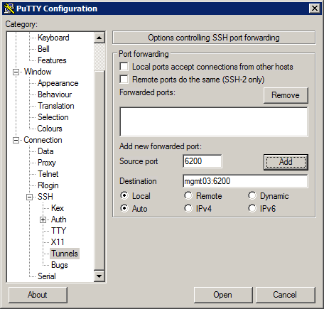 HPC 2012-08 PuTTY config 8 VNL enter.png
